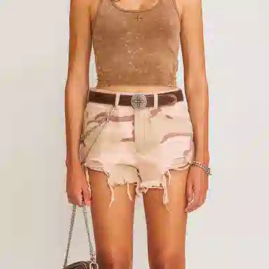 SMFK COMPASS WILD DENIM SHORTS