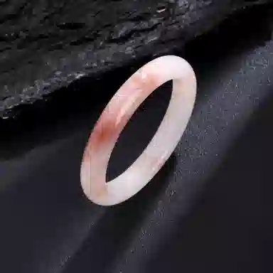 老凤祥 桃花酿 朦胧粉雾渐变光泽 新中式古风雅致 东方美学轻奢设计 汉服搭配温柔氛围通勤百搭#好运 金丝玉 手镯 女款