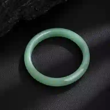 【纯净能量I赠转运手机贴】 老凤祥 东陵美玉 青杉黛绿国风经典江南 润透青提情湖水正圈镯 百搭高级感轻奢精致风天然 东陵玉 手镯 女款