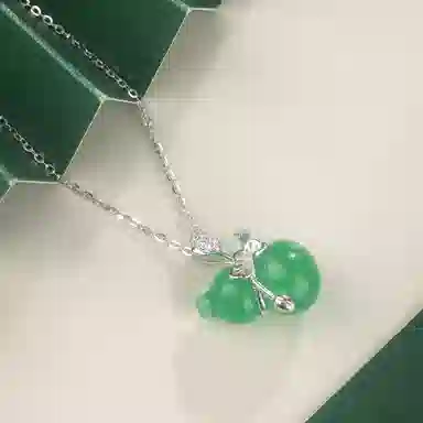 老凤祥 葫芦福韵 中式古典古韵精致唯美轻奢大气温柔高级感时尚经典设计 福禄双全聚宝本命年转运#好运天然 玉髓 项链 女款