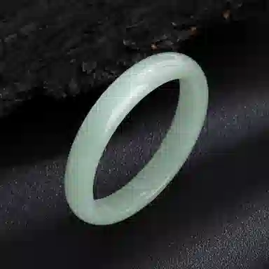 【纯净能量I赠转运手机贴】 老凤祥 东陵美玉 青杉黛绿国风经典江南 润透青提情湖水正圈镯 百搭高级感轻奢精致风天然 东陵玉 手镯 女款