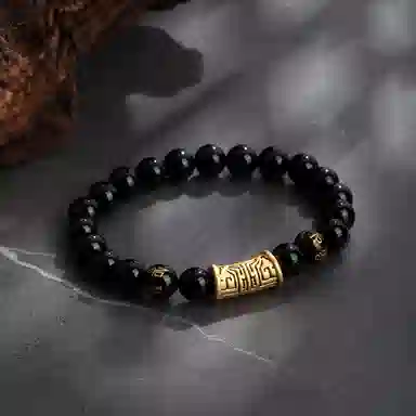 【经典复古】 老凤祥 转运图腾 新中式古典国风国潮精致简约大气高级感设计本命年百搭串珠 招财衲福 #好运天然 玛瑙 手串 男女同款情侣款