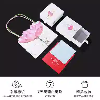 老银匠 古法平安扣 纯银 项链 男款