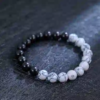 物㯖 新中式国潮原创小众设计考试考研考公上岸转运珠紫光檀招财纳福木质文玩佛珠手链檀木古风念珠饰品 黑檀 木作手串 男女同款情侣款