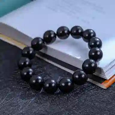 物㯖 国潮新中式文玩佛珠手链复古文艺民族风百搭纳福转运珠基础款单圈紫檀绿檀盘玩沉香木质念珠送礼盒 檀木 木作手串 男女同款情侣款