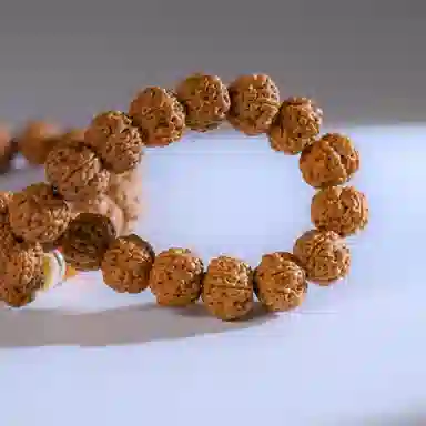 双龙纹树王爆肉原籽手串 新中式国潮风好运连连复古百搭文玩 金刚菩提 文玩手串 男女同款情侣款