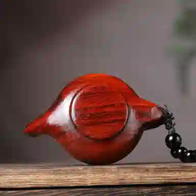 物㯖 国潮手工精雕盘玩挂件中式轻奢高级感车载挂饰招财进宝财源滚滚诸事顺遂随身把玩工艺品#寓意好物 檀木 把件 男女同款情侣款