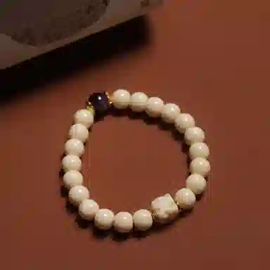 物㯖 新中式国潮轻奢高级感小众设计百搭简约唯美大气招财纳福诸事顺遂平安喜乐#好运 象牙果 手串 男女同款情侣款