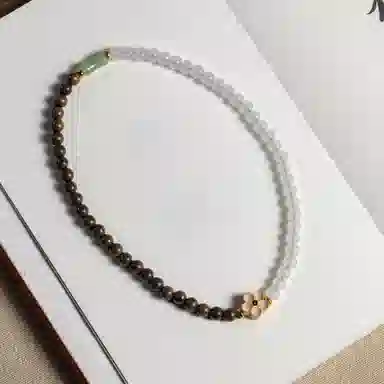 物㯖 国潮盘完绕指柔双圈文玩复古文艺佛珠念珠诸事顺遂八方来财寓意好必备#幸运配饰 阴沉木 木作手串 男女同款情侣款