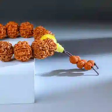 物㯖 国潮新中式盘玩佛珠转运珠高级感平安好运节节高升招财纳福念珠饰品复古文艺民族风盘玩#好运 金刚菩提 手串 男女同款情侣款