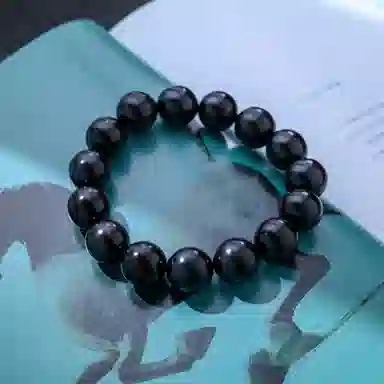 物㯖 国潮新中式文玩佛珠手链复古文艺民族风百搭纳福转运珠基础款单圈紫檀绿檀盘玩沉香木质念珠送礼盒 檀木 木作手串 男女同款情侣款