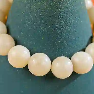 物㯖 国潮雕刻六字真言浅紫冰飘花佛珠招财纳福考试考研上岸绕指柔文艺民族风转运手持 好运 白玉菩提 手串 男女同款情侣款