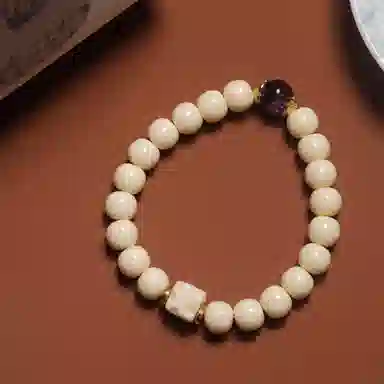 物㯖 新中式国潮轻奢高级感小众设计百搭简约唯美大气招财纳福诸事顺遂平安喜乐#好运 象牙果 手串 男女同款情侣款