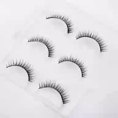 玛莉安 假睫毛自然仿真整条整簇 浓密款胶水款纤长