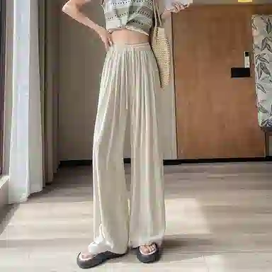 水中花 宽松薄款百搭休闲裤 女款