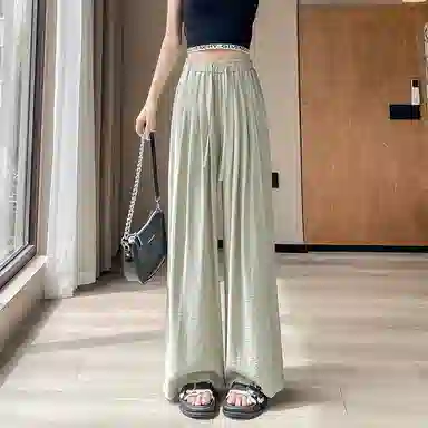 水中花 宽松薄款百搭休闲裤 女款