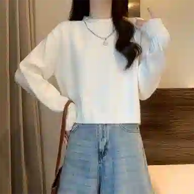 水中花 洋气加厚短款气质针织衫 女款