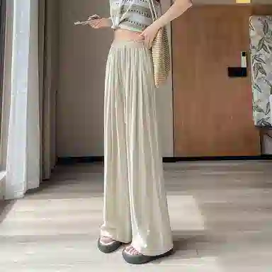 水中花 宽松薄款百搭休闲裤 女款