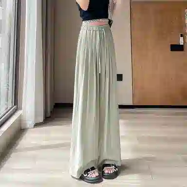 水中花 宽松薄款百搭休闲裤 女款