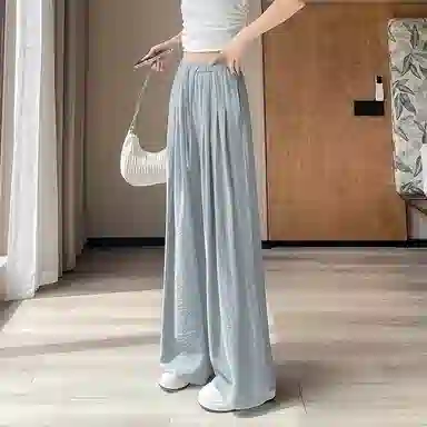 水中花 宽松薄款百搭休闲裤 女款