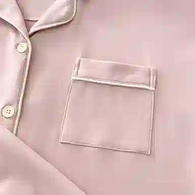 夏芬妍 简约休闲舒适时尚纯色纯棉翻领家居服亲肤宽松短袖短裤可外穿睡衣套装 女款