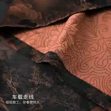 夏芬妍 高级感轻奢复古宫廷风印花冰雪丝翻领舒适家居服休闲短袖短裤凉感时尚可外穿夏季睡衣套装 男款