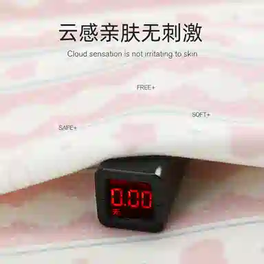 顶瓜瓜 德绒保暖加厚长袖长裤翻领开衫可爱甜美条纹苹果小狗家居服秋冬季睡衣套装 女款