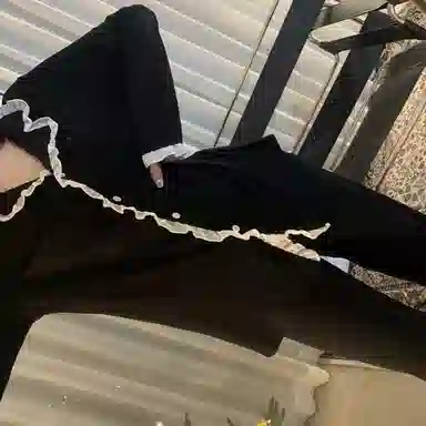 顶瓜瓜 夏季女透气简约休闲舒适时尚家居服睡衣套装 女款