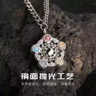 乐乐兄弟 铠甲勇士帝皇侠五行铠甲 可旋转吊坠个性精致灵动合金 谷圈挂件
