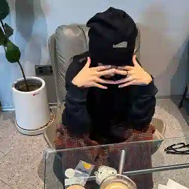 俞兆林 秋冬慵懒风大头围时尚金属标堆堆帽 套头冷帽 腈纶 绒线帽 男女同款情侣款
