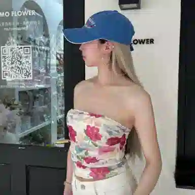 俞兆林 可爱卡通蘑菇字母刺绣多巴胺户外出行防晒遮阳休闲简约大头围显脸小 棉 鸭舌帽 男女同款情侣款