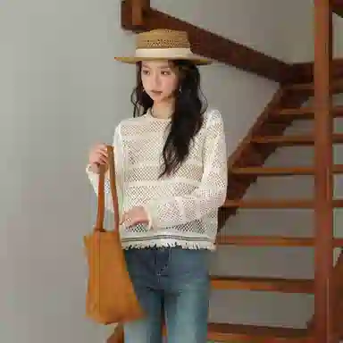 谜秀 透气 时尚 简约上衣 女款