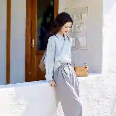 谜秀 时尚舒适百搭长袖衬衫 女款