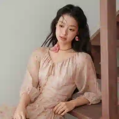 谜秀 显瘦 时尚 温柔 有气质 清新长袖连衣裙 女款