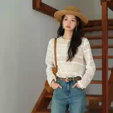 谜秀 透气 时尚 简约上衣 女款