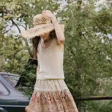 谜秀 针织纯色通勤背心 女款