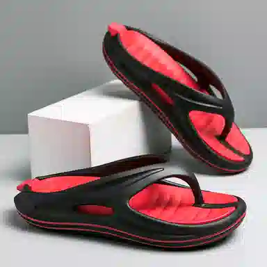 俞兆林 简约风 撞色人字拖鞋 男款