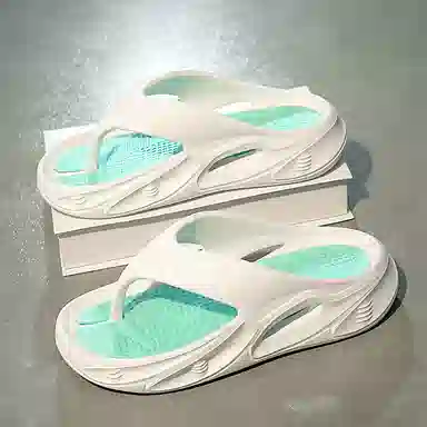 俞兆林 简约时尚个性潮流 防臭防磨防滑人字拖鞋 男女同款