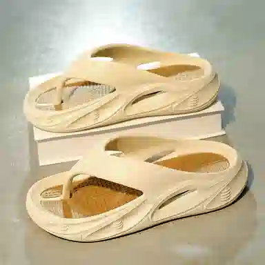 俞兆林 简约时尚个性潮流 防臭防磨防滑人字拖鞋 男女同款