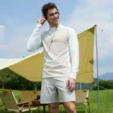 休闲运动必备吸湿排汗透气弹力修身潮牌长袖衣健身衣 男女同款