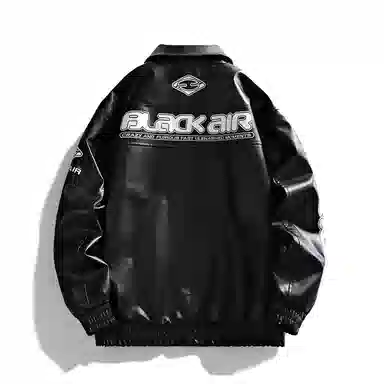 HATCHESSEL PU Leather Jacket