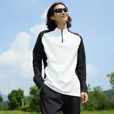 休闲运动必备吸湿排汗透气弹力修身潮牌长袖衣健身衣 男女同款