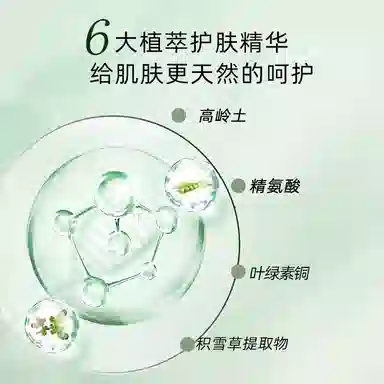 茵芭 叶绿素氨基酸洁面 去角质清洁