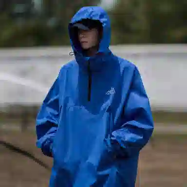 雅鹿  山系系列户外出行徒步登山旅行纯色简约时尚拉链连帽长袖滑雪  防风透气耐磨保暖防水冲锋衣 男女同款