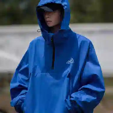 雅鹿  山系系列户外出行徒步登山旅行纯色简约时尚拉链连帽长袖滑雪  防风透气耐磨保暖防水冲锋衣 男女同款