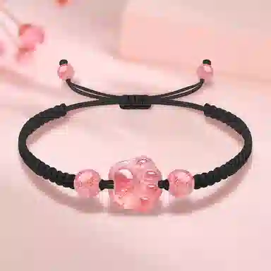 SINCE BEAUTY Pink Cat Paw Bracelet