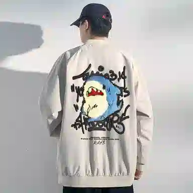 XAFB Classic Shark Logo Pilot Jacket