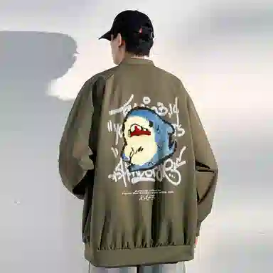 XAFB Classic Shark Logo Pilot Jacket