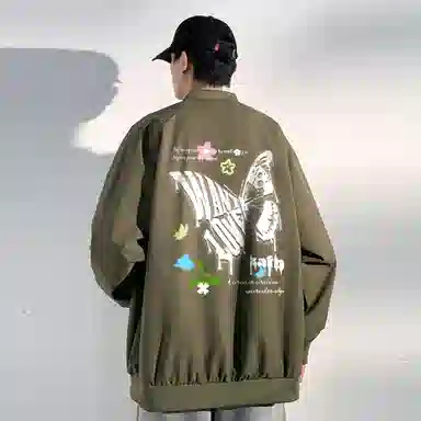 XAFB Vintage Butterfly Bomber Jacket