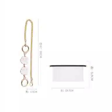 Saint Laurent Sunglasses Chain Strap White
